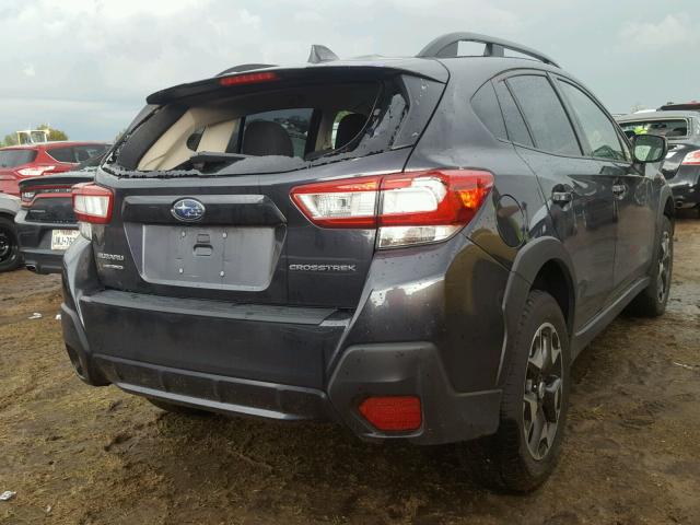 JF2GTABC4J8201018 - 2018 SUBARU CROSSTREK GRAY photo 4