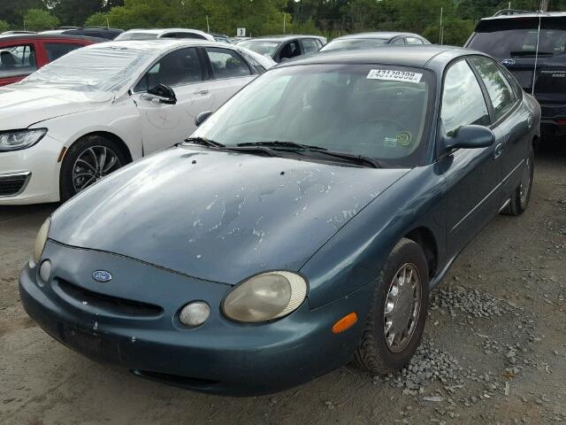 1FALP53SXTA291887 - 1996 FORD TAURUS LX GREEN photo 2