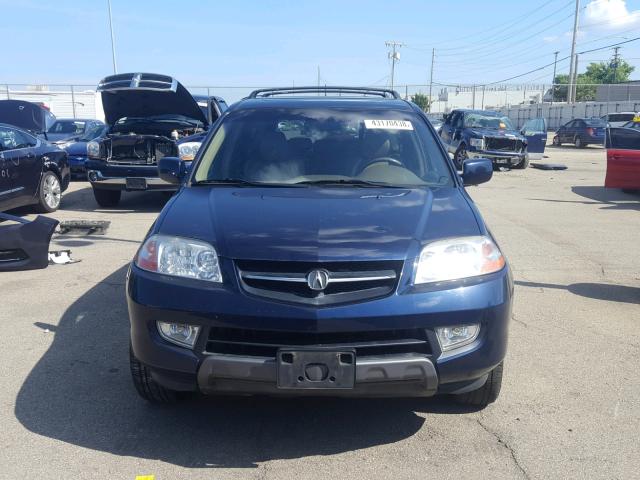 2HNYD18623H519082 - 2003 ACURA MDX TOURIN BLUE photo 9