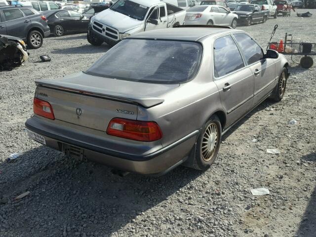 JH4KA7663NC006471 - 1992 ACURA LEGEND L BROWN photo 4