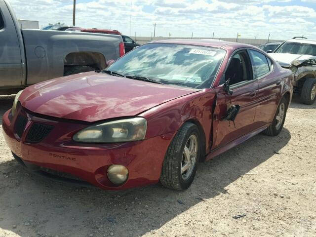 2G2WP522241242322 - 2004 PONTIAC GRAND PRIX MAROON photo 2