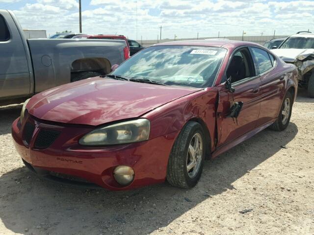 2G2WP522241242322 - 2004 PONTIAC GRAND PRIX MAROON photo 9