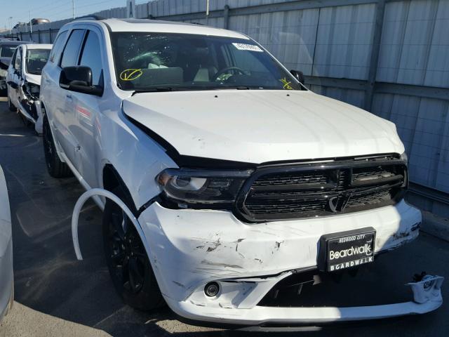 1C4RDJDG8HC757912 - 2017 DODGE DURANGO GT WHITE photo 1