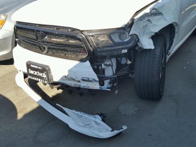 1C4RDJDG8HC757912 - 2017 DODGE DURANGO GT WHITE photo 9