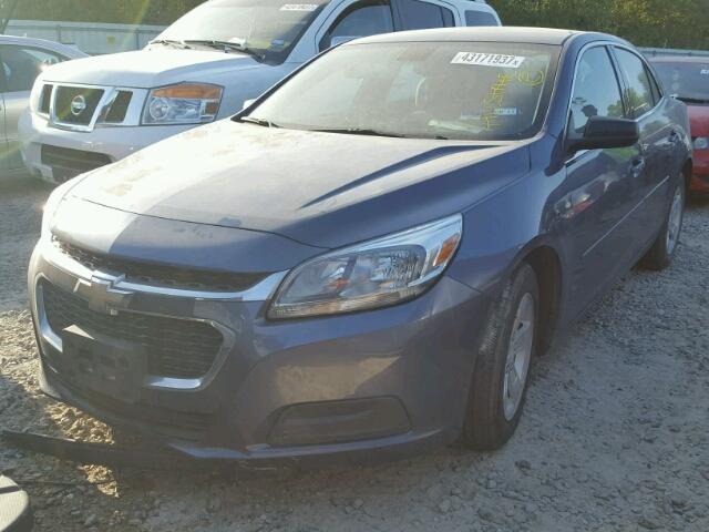 1G11B5SL0EF126939 - 2014 CHEVROLET MALIBU LS BLUE photo 2