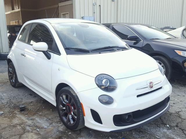 3C3CFFHHXFT621982 - 2015 FIAT 500 SPORT WHITE photo 1