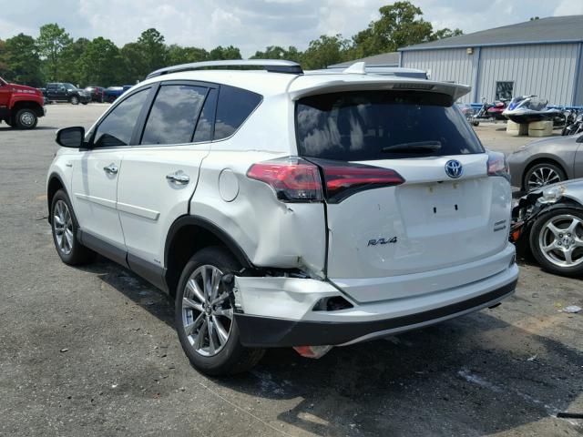 JTMDJREV8HD132919 - 2017 TOYOTA RAV4 HV LI WHITE photo 3