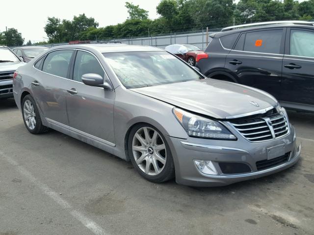 KMHGH4JF5BU036081 - 2011 HYUNDAI EQUUS SIGN GRAY photo 1