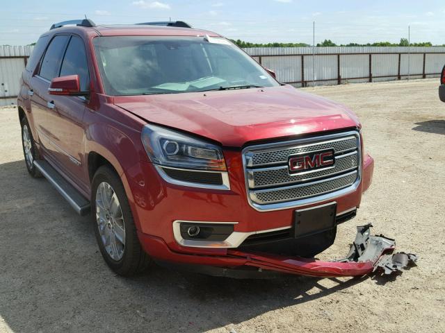 1GKKRTKD6EJ151687 - 2014 GMC ACADIA DEN RED photo 1