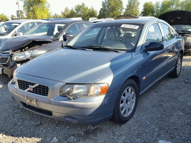 YV1RS61R112050925 - 2001 VOLVO S60 TURQUOISE photo 2