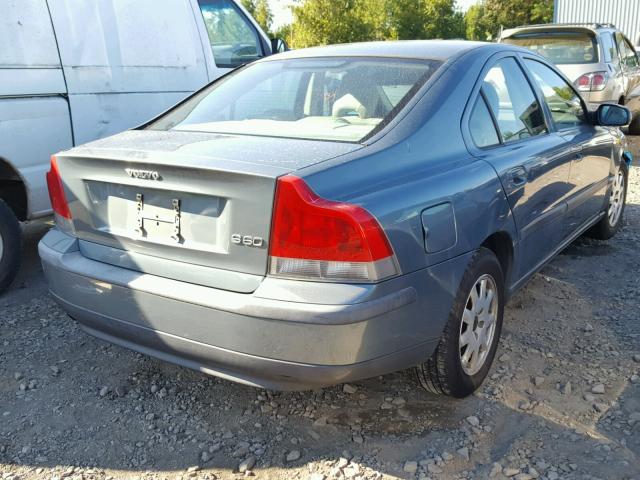 YV1RS61R112050925 - 2001 VOLVO S60 فيروزي صورة 4