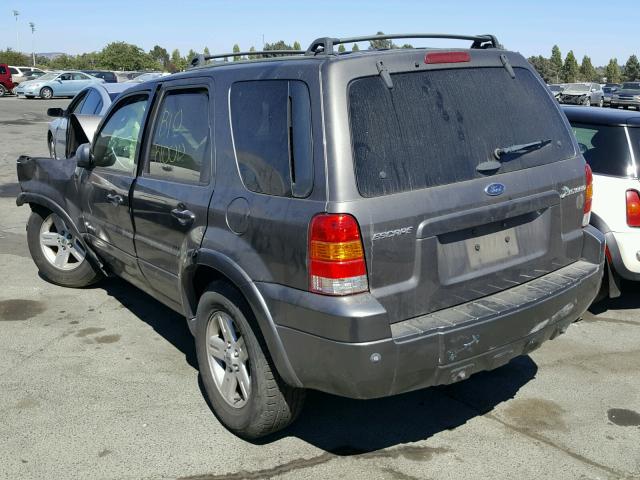 1FMCU96H06KC08942 - 2006 FORD ESCAPE HEV GRAY photo 3