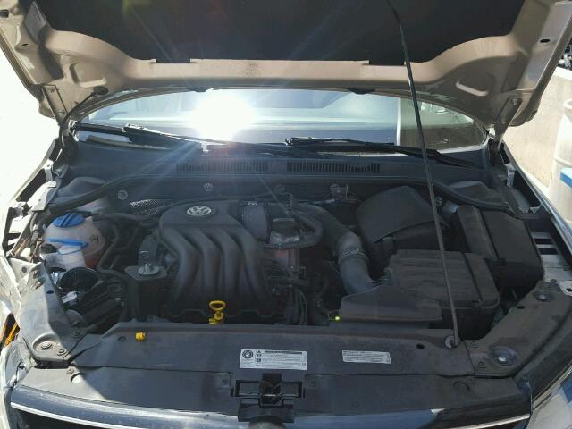 3VW2K7AJ4FM217668 - 2015 VOLKSWAGEN JETTA BASE TAN photo 7