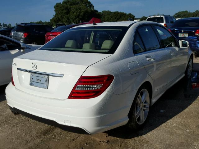 WDDGF4HB0ER305193 - 2014 MERCEDES-BENZ 250C WHITE photo 4