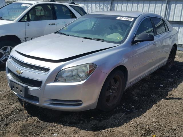 1G1ZG57B19F176114 - 2009 CHEVROLET MALIBU LS ნაცრისფერი ფოტო 2