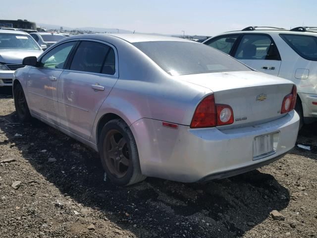 1G1ZG57B19F176114 - 2009 CHEVROLET MALIBU LS ნაცრისფერი ფოტო 3