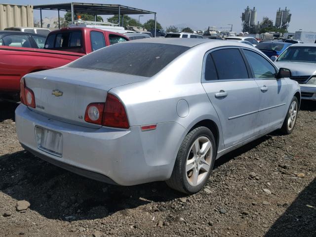 1G1ZG57B19F176114 - 2009 CHEVROLET MALIBU LS ნაცრისფერი ფოტო 4