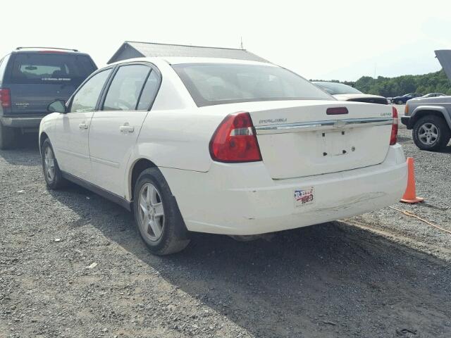 1G1ZT54815F124531 - 2005 CHEVROLET MALIBU LS Ақ фото 3
