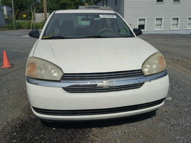 1G1ZT54815F124531 - 2005 CHEVROLET MALIBU LS Ақ фото 9
