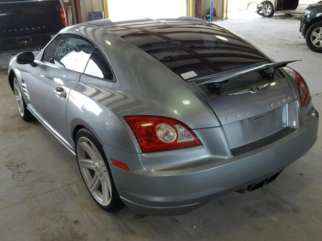 1C3AN69L54X001684 - 2004 CHRYSLER CROSSFIRE SILVER photo 3