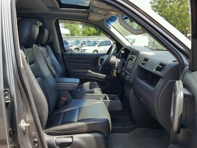 2HJYK16579H500604 - 2009 HONDA RIDGELINE GRAY photo 5