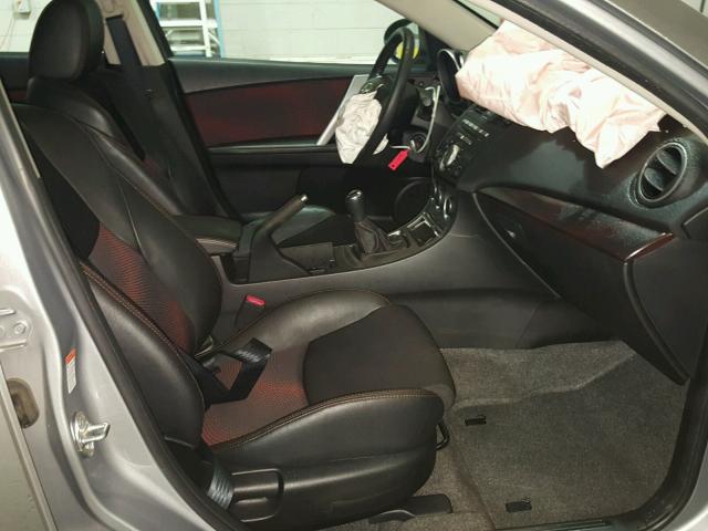 JM1BL1K3XB1402134 - 2011 MAZDA SPEED 3 SILVER photo 5