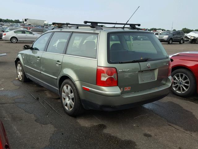 WVWWH63B22E335396 - 2002 VOLKSWAGEN PASSAT GLX 绿色 照片 3