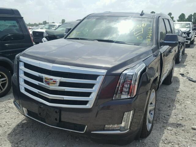 1GYS4NKJ3FR552915 - 2015 CADILLAC ESCALADE P CHARCOAL photo 2