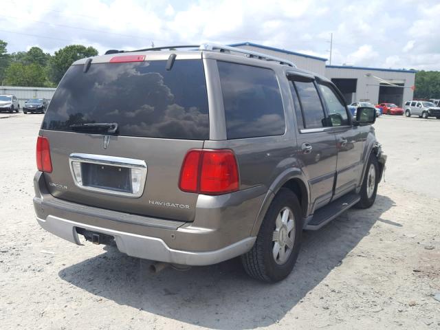 5LMFU27R74LJ31714 - 2004 LINCOLN NAVIGATOR BROWN photo 4