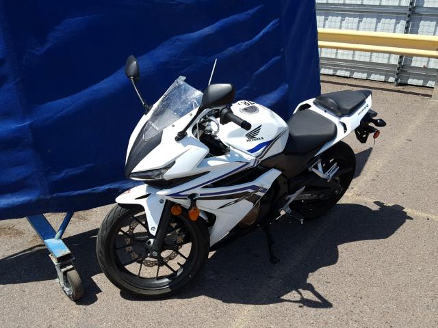 MLHPC4462G5300211 - 2016 HONDA CBR500 R WHITE photo 2