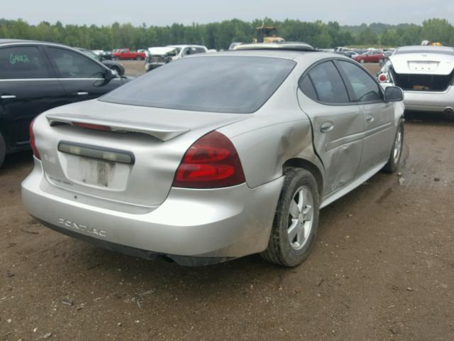 2G2WP552X71166283 - 2007 PONTIAC GRAND PRIX SILVER photo 4