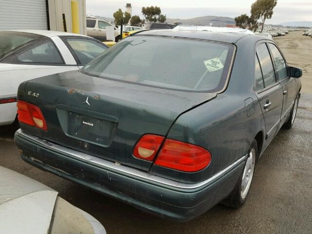 WDBJF72F5VA304485 - 1997 MERCEDES-BENZ E 420 GREEN photo 4