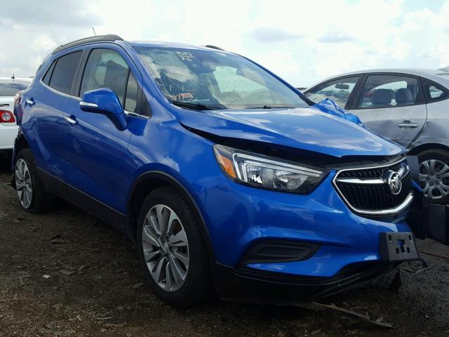 KL4CJASB5HB128291 - 2017 BUICK ENCORE PRE Blau Foto 1