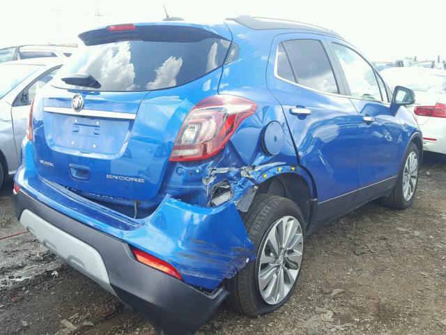 KL4CJASB5HB128291 - 2017 BUICK ENCORE PRE BLUE photo 4