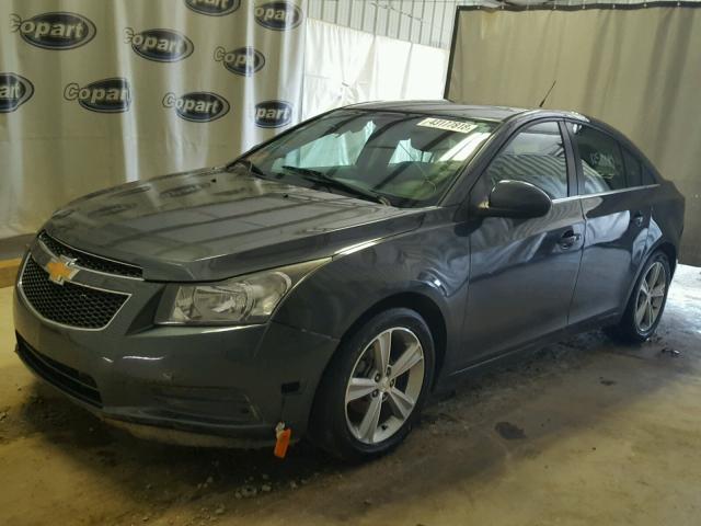 1G1PE5SB4D7140912 - 2013 CHEVROLET CRUZE LT CHARCOAL photo 2