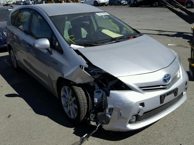 JTDZN3EU6C3136934 - 2012 TOYOTA PRIUS V SILVER photo 1