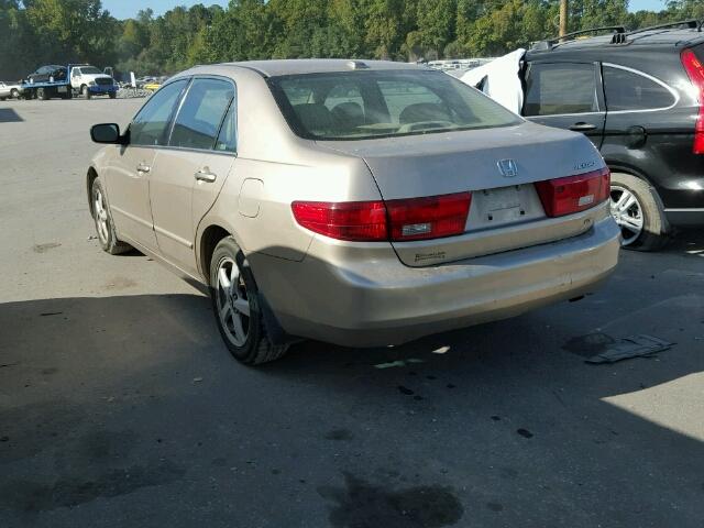 1HGCM55845A044678 - 2005 HONDA ACCORD EX TAN photo 3