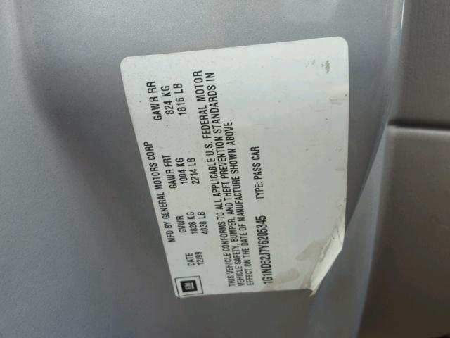 1G1NE52J43M609513 - 2003 CHEVROLET MALIBU LS ვერცხლისფერი ფოტო 10