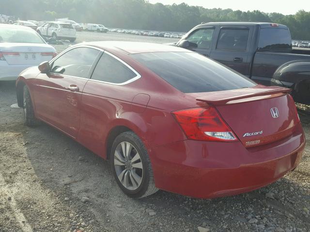 1HGCS1B30BA000793 - 2011 HONDA ACCORD LX- RED photo 3