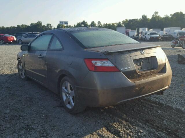 2HGFG12958H503295 - 2008 HONDA CIVIC EXL 灰色 照片 3