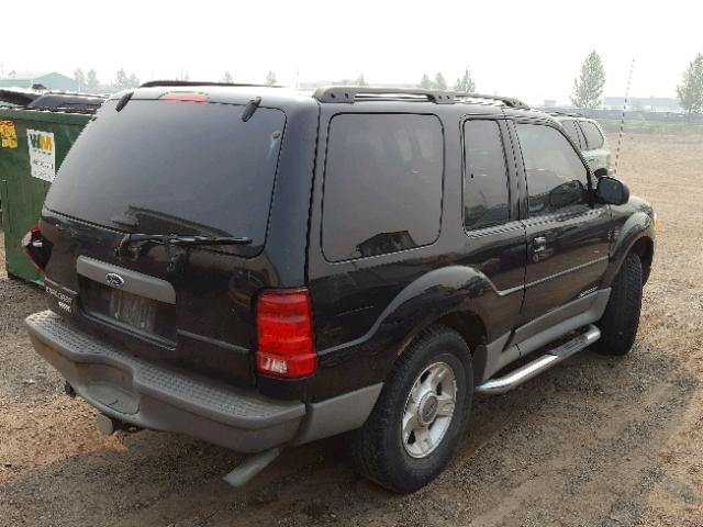 1FMYU70E71UC59943 - 2001 FORD EXPLORER S BLACK photo 4