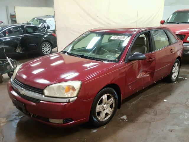 1G1ZU64874F234016 - 2004 CHEVROLET MALIBU MAX 勃艮第红 照片 2