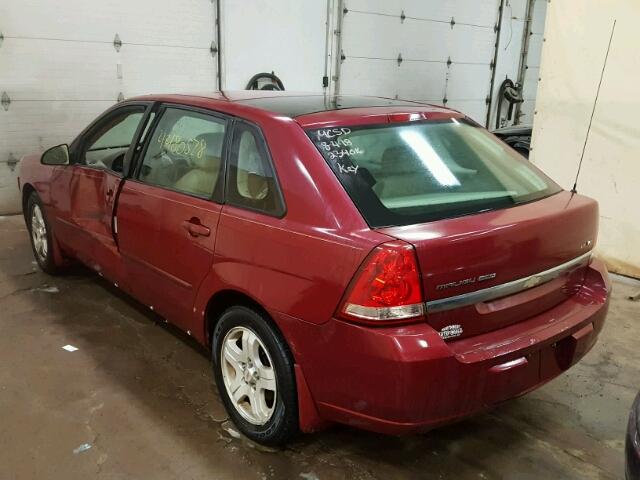1G1ZU64874F234016 - 2004 CHEVROLET MALIBU MAX 勃艮第红 照片 3