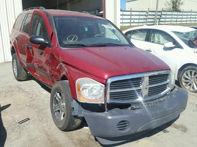 1D4HD38N06F116803 - 2006 DODGE DURANGO BURGUNDY photo 1