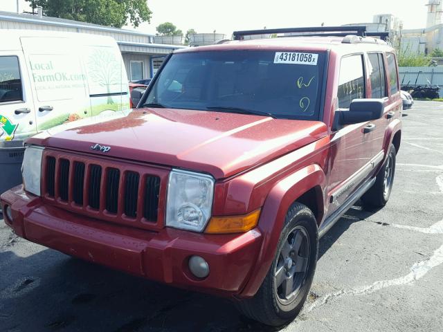 1J8HH48NX6C229658 - 2006 JEEP COMMANDER 红色 照片 2