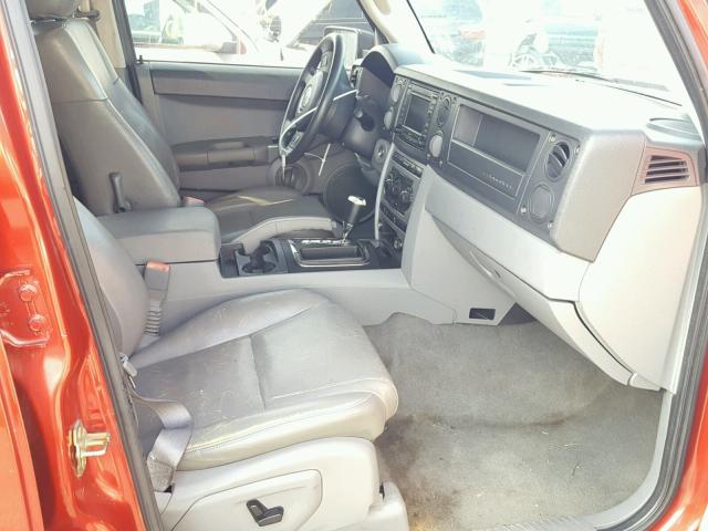 1J8HH48NX6C229658 - 2006 JEEP COMMANDER 红色 照片 5
