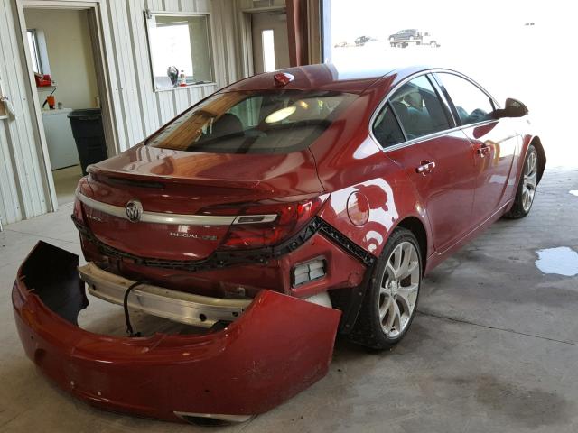 2G4GT5GX5F9159354 - 2015 BUICK REGAL GS 红色 照片 4