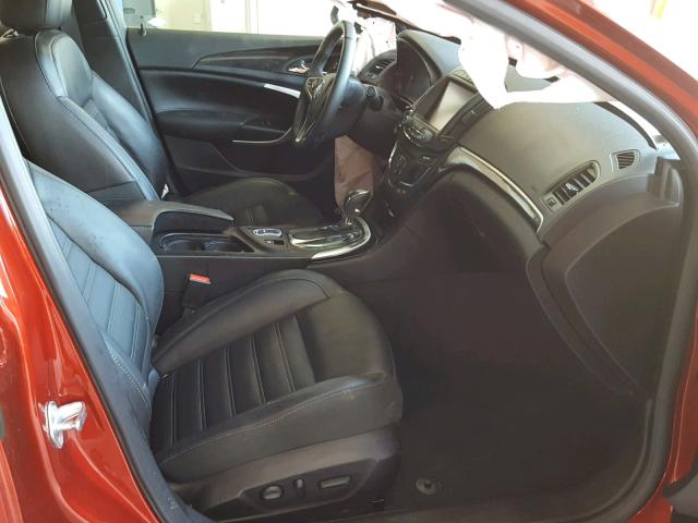 2G4GT5GX5F9159354 - 2015 BUICK REGAL GS 红色 照片 5