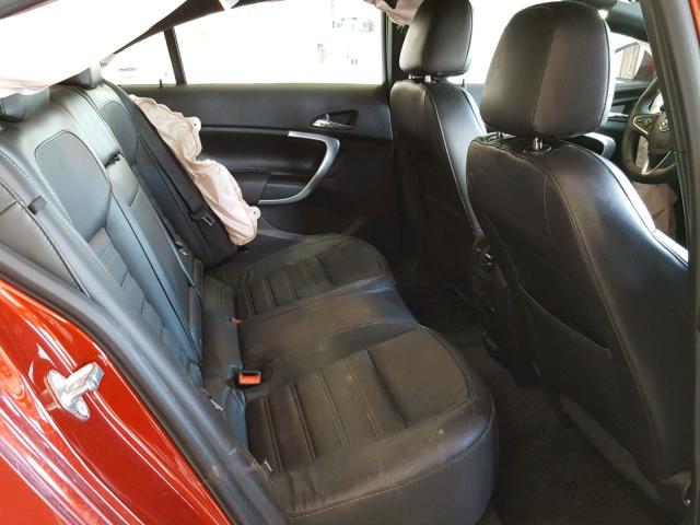 2G4GT5GX5F9159354 - 2015 BUICK REGAL GS 红色 照片 6