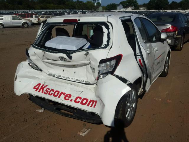 VNKKTUD37GA070473 - 2016 TOYOTA YARIS L WHITE photo 4